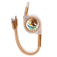 thumbnail image 1 of Emblema nacional país México Cable de carga telescópico múltiples USB tres en uno, 1 of 3