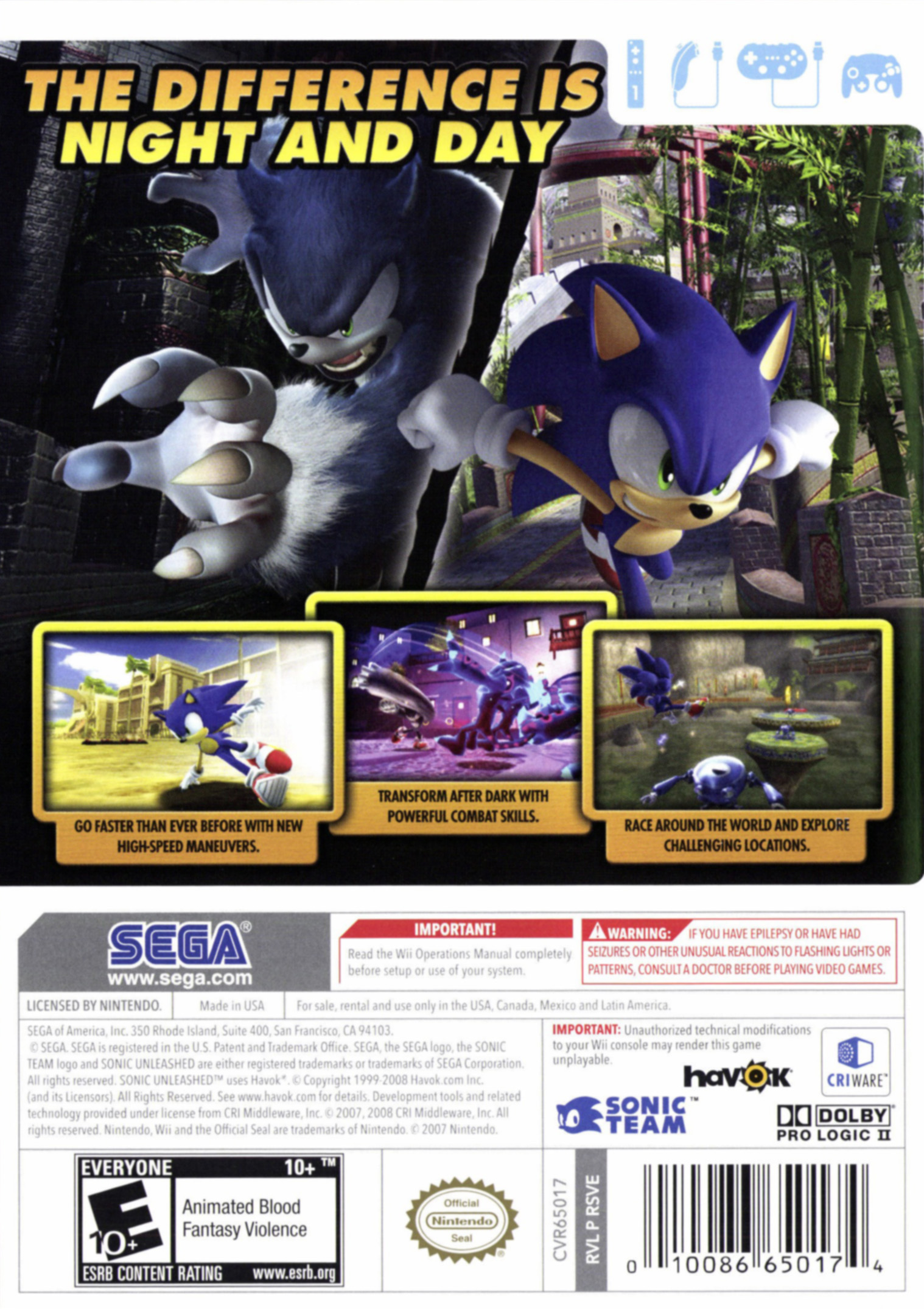 Sonic Unleashed (Wii) - image 5 of 7