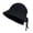 Black, variant on Straw Hat with Bow Only Moment Womens Beach Sun Straw Hat Blended Fabric Foldable Summer Wide Brim Packable Sun Hat Womens Travel Straw Fedora Hat Coffee,One Size
