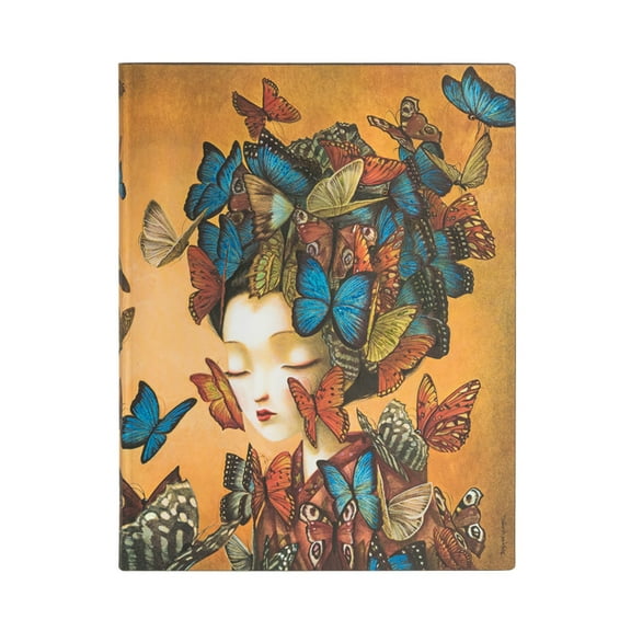 Paperblanks | Madame Butterfly | Esprit de Lacombe | Softcover Flexi | Ultra | Unlined | 176 Pg | 100 GSM (Diary)