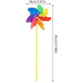 thumbnail image 2 of HLONK 8 Pcs Mini Windmill Spinners Colored Pinwheel Rainbow Decors, 2 of 8