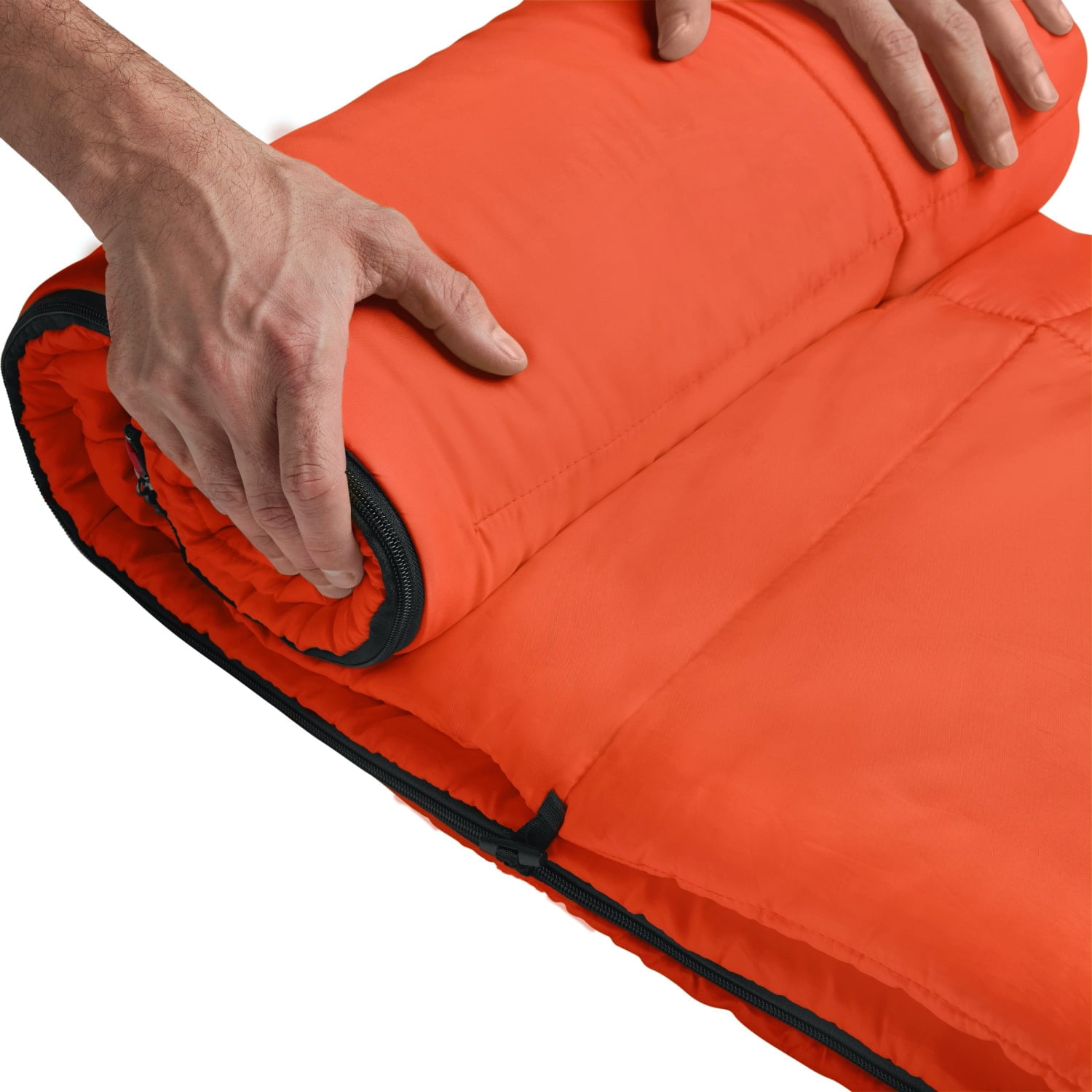 Coleman Kompact 40 Degree F Rectangle Sleeping Bag, Tiger Lily