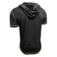 thumbnail image 5 of Men's Casual Short Sleeve Hooded T-Shirts for Everyday Wear and Relaxation Summer Fashion Tops for Active Mens T-Shirts 3xl No Sleeves Pack Breathable, 5 of 7