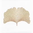 thumbnail image 1 of Manteles individuales decorativos con forma de hoja de ginkgo dorada, manteles individuales de PVC huecos, 1 of 5