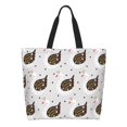 thumbnail image 1 of Fotbe Cute Swan Bolsa Tote Estética de Lona con Estampado para Mujer - Bolsa Reutilizable de Hombro Casual para Vacaciones, Compras, Trabajo y Gimnasio, 1 of 8