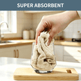 thumbnail image 2 of Xmushyra 100% Cotton Terry Cloth Kitchen Towels, Super Soft and Absorbent Dish Towels for Drying, Checkered Designed Hand Towels for Kitchen, 2 of 6