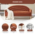 thumbnail image 5 of Upholstered Vibrant Rainbow Design, Premium Loveseat, Three-Seater Sofa, and Armchair for Stylish Living Space, 5 of 9