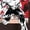 DARK BROWN, variant on - Red Hulk Close Up - Men's Long Sleeve Graphic T-Shirt