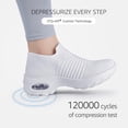 thumbnail image 2 of STQ Women's Walking Shoes Slip on Breathable Sneakers White US 6.5, 2 of 7