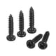 thumbnail image 1 of #2 x 3/8" Tornillo autorroscante de cabeza plana Phillips, 100pcs - Tornillo de cabeza redonda de acero inoxidable 304 (Negro), 1 of 6