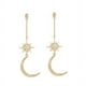 thumbnail image 1 of Xiao Hua Pendientes colgantes de estilo retro, nuevos y únicos, para mujer, estilo étnico bohemio, joyería vintage (dorado), 1 of 1