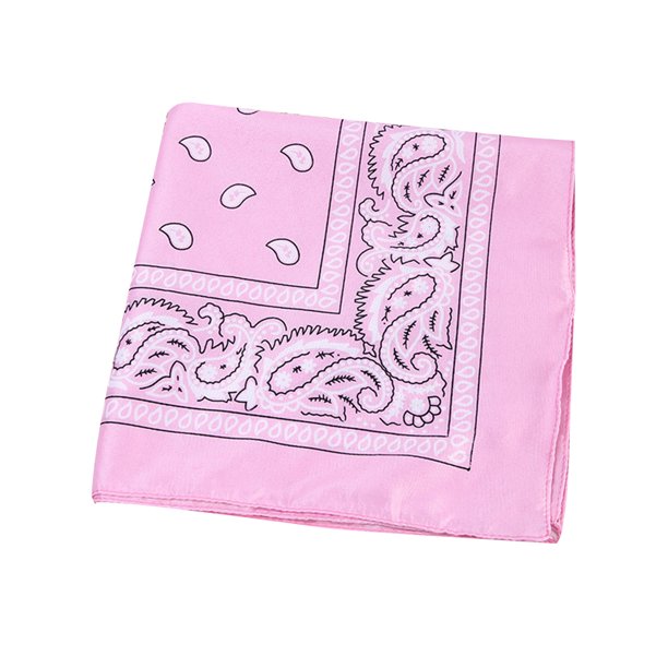 Eigraketly Bufanda pequeña cuadrada de moda Hip hop Cool Guy mujeres hombres impresión cabeza envoltura rap estrella pañuelo cuello lazo para el pelo Accesorios para máquinas de ejercicios Rosa Eigraketly JJ15373-03