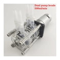 thumbnail image 2 of Peristaltic Pump, Water Pump, Dosing Pump, Dual Pump Head, 12V 24V DC, High Flowrate For Aquarium Lab Analytical ,Easy to Install, 2 of 7