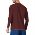 thumbnail image 6 of Feancey Mens Big and Tall Sun Shirts UV Protection Long Sleeve T-Shirts Ice Silk Cool Hiking Shirt Outdoor Lightweight Quick Dry Fishing Shirt Brown 3XL, 6 of 10