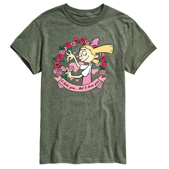 Hey Arnold! - Valentine's I Love You - Men's Short Sleeve Graphic T-Shirt