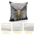 thumbnail image 4 of Orinice Bald Eagle Graphic Decorative Cushion Throw Pillow Cover for Home, Couch, Living Room, Bed, Sofa - Zipper Closure, 1PC 24x24in, 4 of 5