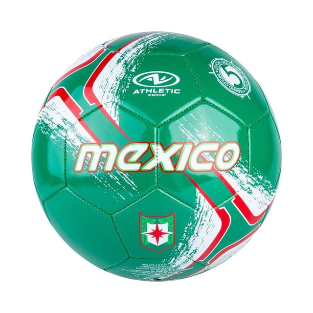 Balón de Fútbol Athletic Works CME25060 Número 5 México Edición Especial Verde