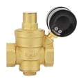 thumbnail image 1 of Brass Water Pressure Regulator, DN20 Piston Type Water Pressure Regulator Valve, 232PSI Adjustable Water Pressure Reducer, Pressure Regulators, 1 of 8