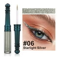 thumbnail image 3 of TYTSPEASY Glitter Liquid Eye Liner Colorful 6 Colors Select Metallic White Silver Gold Eye Liner Glitter Eye Liner Blue Eyebrow Pencil Cat Eye Liner Make Up Under $10 Longlasting Waterline Eye Pencil, 3 of 3