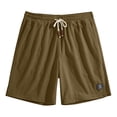 thumbnail image 2 of IAJDKMEK Men's Summer Color Casual Shorts - Textured Multi-Pocket Shorts, Great Hiking Shorts and Everyday Shorts for Men,Ginger L, 2 of 6