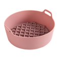 thumbnail image 2 of Naiovety Olla de silicona multifuncional espesar temperatura cuadrada calefacción bandeja para hornear herramienta freidora de aire Herramientas y accesorios para hornear Rosa/S, 2 of 6