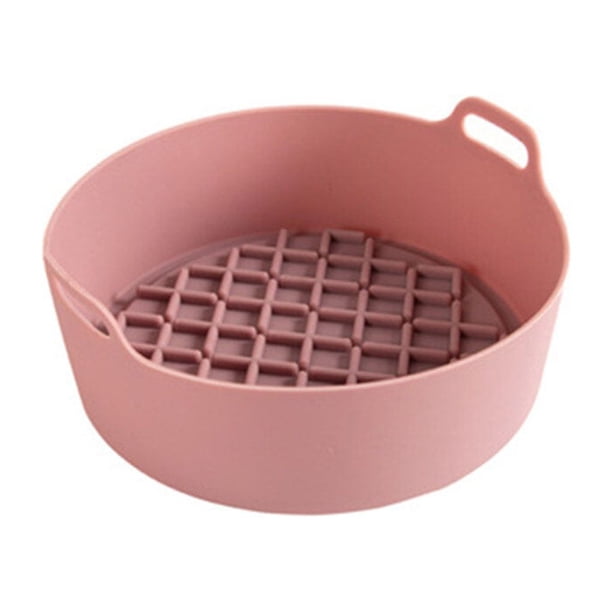 Injueey Olla de silicona para espesar la temperatura, bandeja para hornear con calefacción cuadrada, herramienta de cocina, revestimientos Herramientas y accesorios para hornear Rosa/S