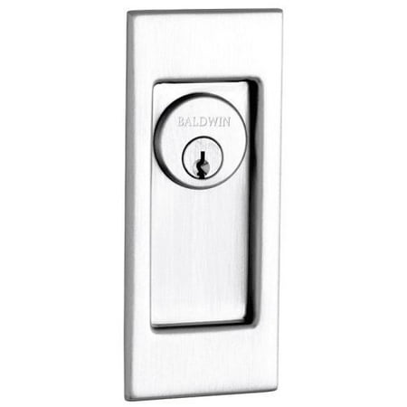 Baldwin Pd006 Kc Santa Monica Style Pocket Door Exterior Keyed Entry Trim From T Satin Chrome Baldwin Pd006 Kc Santa Monica Style Pocket Door Exterior Keyed Entry Trim From T Satin Chrome