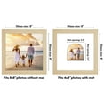 Americanflat 4x4 Picture Frame with Arch Mat Insert and Shatter