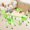 green, variant on FunsLane Kids Table and 4 Chair Set,32 Inches Height Adjustable Toddler Table and Chairs Set with Non-Slip Desk Legs&Organizer Graffiti Desktop,Preschool Activity Art Craft Tables for 4(Green)