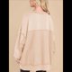 thumbnail image 5 of Sudadera para Mujer, Estilo Informal, de Larga, con Botones y Cuello Henley, Estilo Túnica, para Otoño. Albaricoque XL, 5 of 7