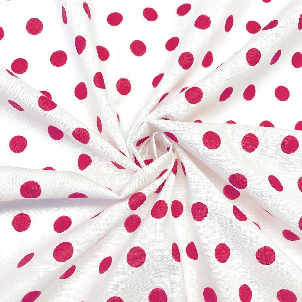  TONIFUL 3/4 Inch x 100 Yards Peach Pink Polka Dots