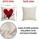 thumbnail image 2 of Fundas de cojín para San Valentín, fundas de cojín decorativas para el hogar, sillón, 4 piezas, 45 x 45 cm, rojo con corazón, decoración H, 2 of 3