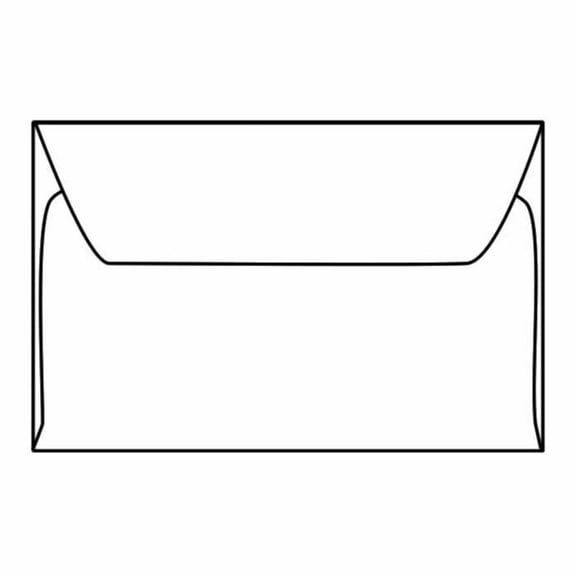 #A-10 Recovery Machine Insertable Announcement Envelopes, 6" x 9-1/2", 24#, 100% Post-Consumer Recycled (Box of 500)