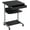 Black, variant on Yaheetech Rolling Computer Desk with Drawer & Keyboard Tray, Mobile Laptop Desk Cart Standing Computer Workstation for Home Office, Gray