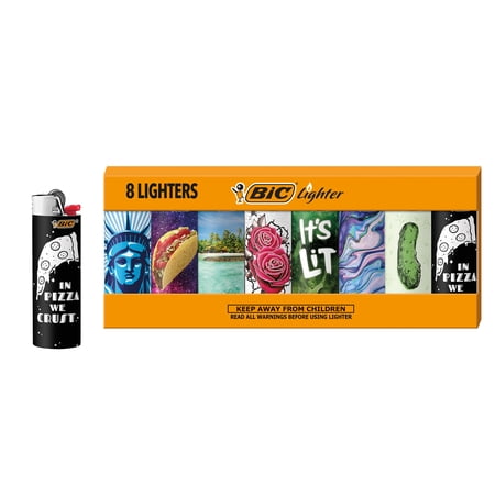 BIC Special Edition Pocket Lighters, Favorites, 8-Count