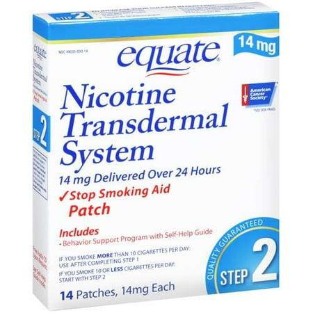 Equate Nicotine Patch Step 2 14mg