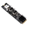 thumbnail image 1 of Tarjeta expansión M.2 PCIe a USB 3 1 TIPO E interfaz dual 10Gb placa elevadora concentrador USB-E para PC, 1 of 9