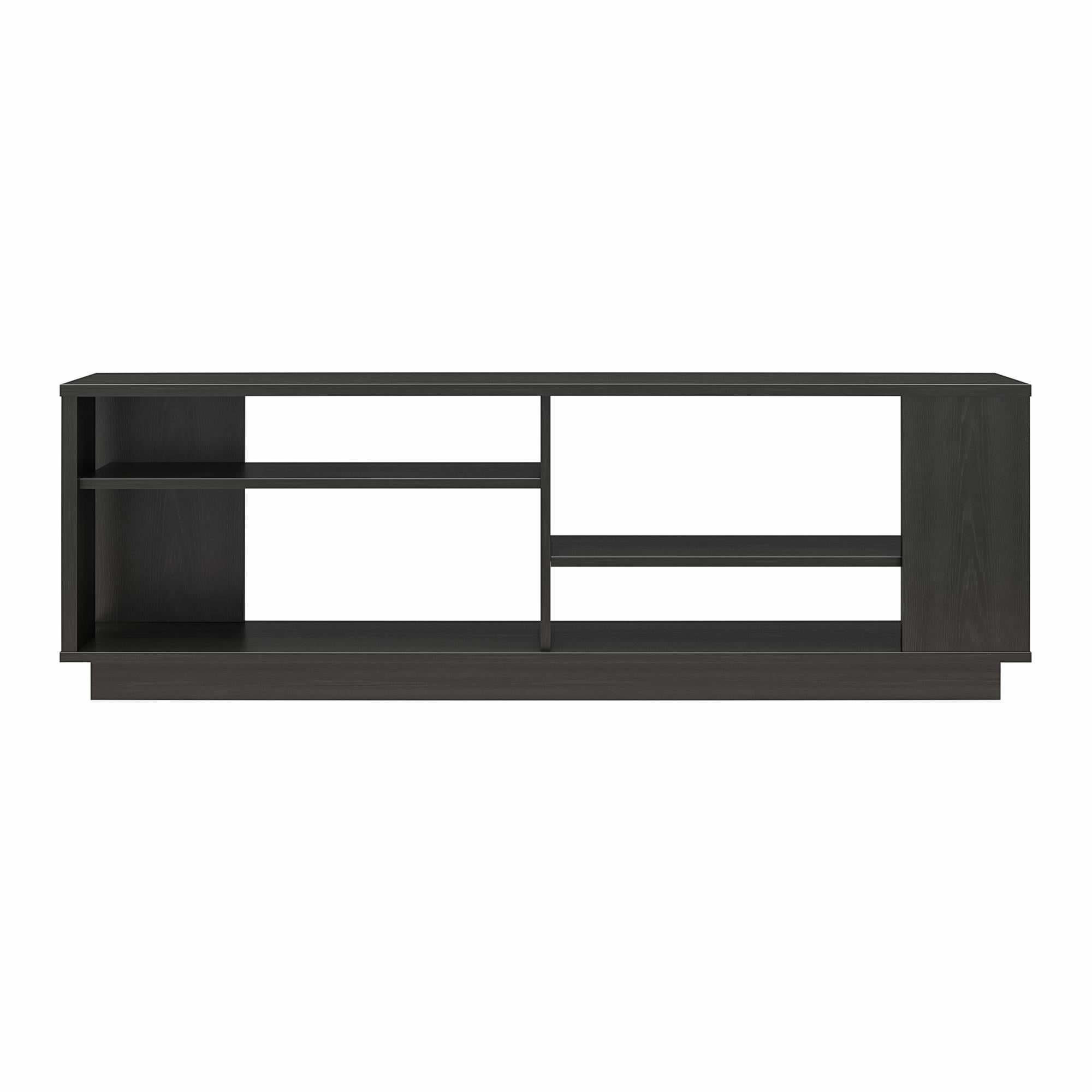 Ameriwood Home Glenvale Contemporary TV Stand for TVs up to 60", Black Oak