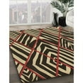 thumbnail image 2 of Ahgly Company Indoor Square Patterned Blood Night Red Area Rugs, 8' Square, 2 of 6