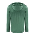 thumbnail image 3 of Men's Cutter & Buck Green Michigan State Spartans Coastline Epic Comfort Eco Recycled Long Sleeve Hoodie T-Shirt, 3 of 3
