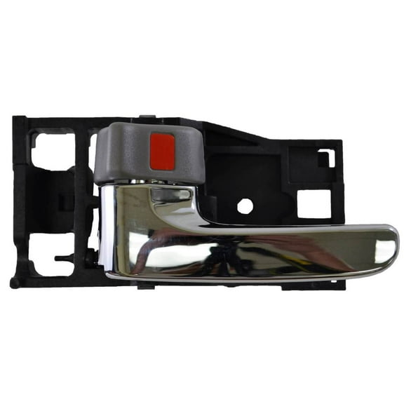 PT Auto Warehouse TO-2901MH-LH - Inner Interior Inside Door Handle, Gray (Stone) Knob with Chrome Lever - Driver Side Fits select: 2000-2004 TOYOTA AVALON