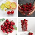 thumbnail image 2 of Cerezas artificiales Sincero 100 piezas 50 cerezas rojas y 50 cerezas rojas y negras, 2 of 5