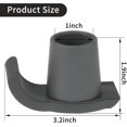 thumbnail image 4 of 2 Pack Walker Skis Glides Universal Slider For Walker, Heavy Duty Fit Walkers Feet Glides Replacement For 1-1/8 Inch Tubes, 4 of 5