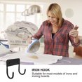 thumbnail image 3 of Ironing Board Hanger Wall Mount Black Ironing Board Holder Storage Wall Rack, 3 of 8