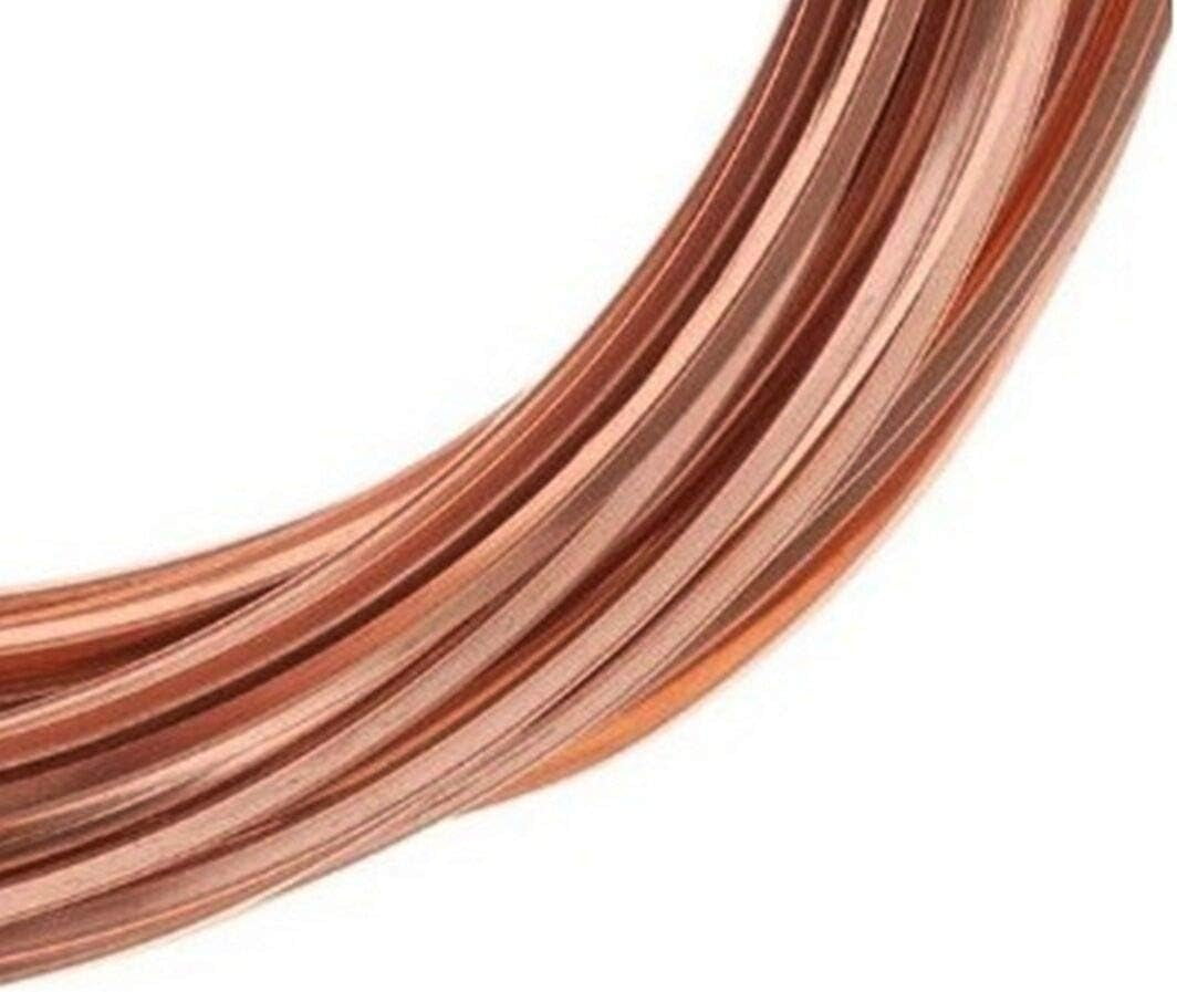 Square Copper Wire/Dead Soft (16 Ga 25 Ft Coil)