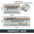 thumbnail image 3 of 2Pcs Thankful Kitchen Rugs Set of 2 Floor Mats for Cooking Non Slip Waterproof Standing Kitchen Runner Mats17"x47"+17"x30", 3 of 7