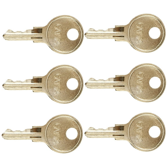 6 PCS Paper Towel Dispenser Key Frameless Electronic Screws Flip Golden