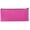 Hot Pink, variant on Black Zipper Utility Pouch, PU Leather Cash Deposit Bag Portable Pencil Case Coin Bank Envelope Organizer for Cash Cosmetics Keys Phone, 1 Pack