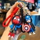 thumbnail image 2 of der Man Cute Doll Pdant Action Figures Avrs Iron Man tain America Keychain Bag Keyring Pdant Birday Gifts, 2 of 6