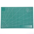 thumbnail image 1 of OULII Double Sided Self Healing Cutting Mat with Inch Grids and Angles for Hobbyists Quilters Green PVC, 1 of 2